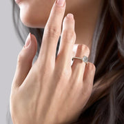 The Clara Cushion Pave Moissanite Ring - KNT - Engagement Rings, Wedding Bands & Fine Jewelry