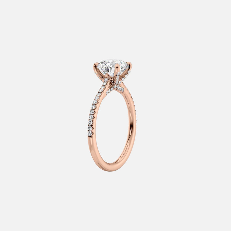 The Clara Emerald Pave Moissanite Ring - KNT - Engagement Rings, Wedding Bands & Fine Jewelry