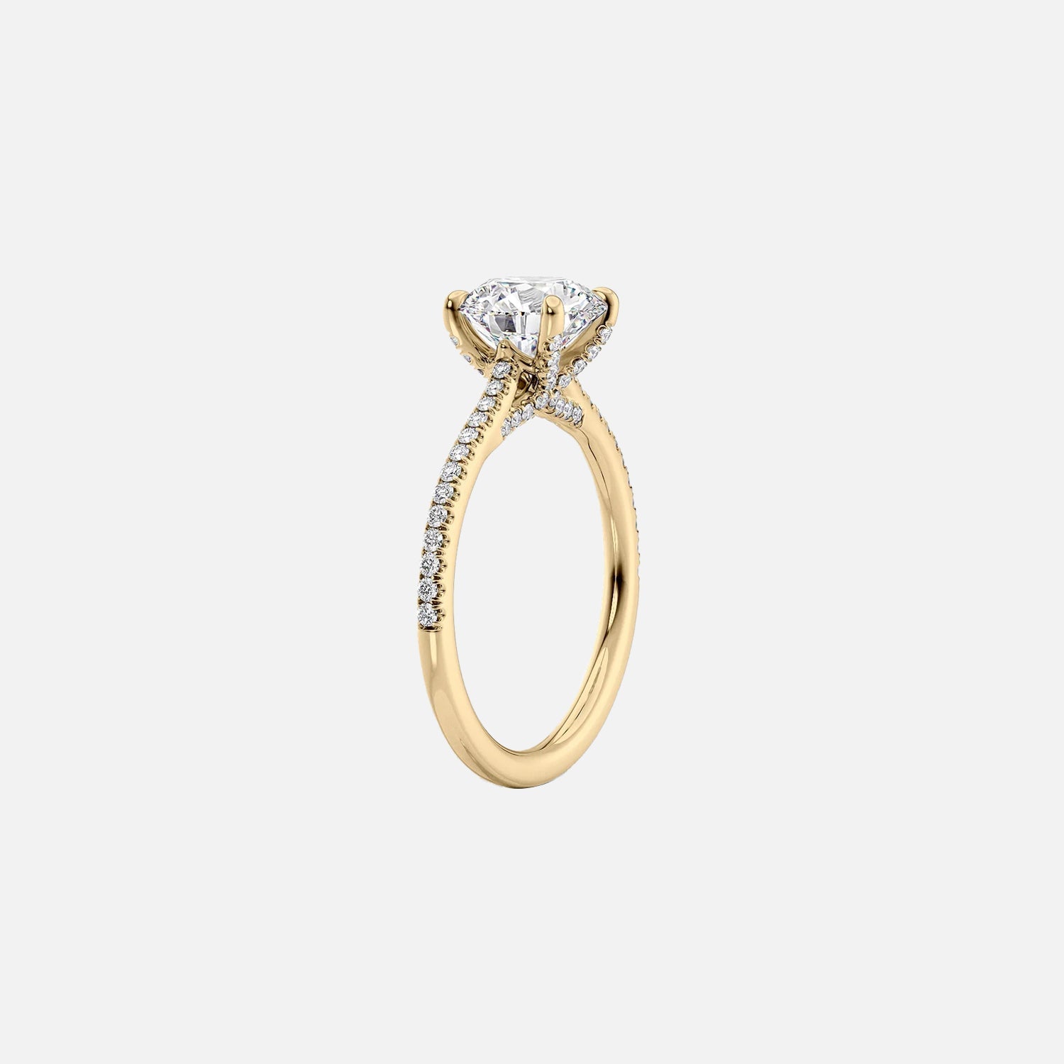 The Clara Emerald Pave Moissanite Ring - KNT - Engagement Rings, Wedding Bands & Fine Jewelry