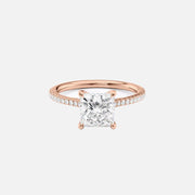 The Clara Princess Pave Moissanite Ring - KNT - Engagement Rings, Wedding Bands & Fine Jewelry