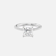The Clara Princess Pave Moissanite Ring - KNT - Engagement Rings, Wedding Bands & Fine Jewelry
