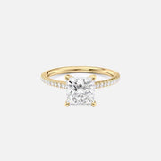 The Clara Princess Pave Moissanite Ring - KNT - Engagement Rings, Wedding Bands & Fine Jewelry