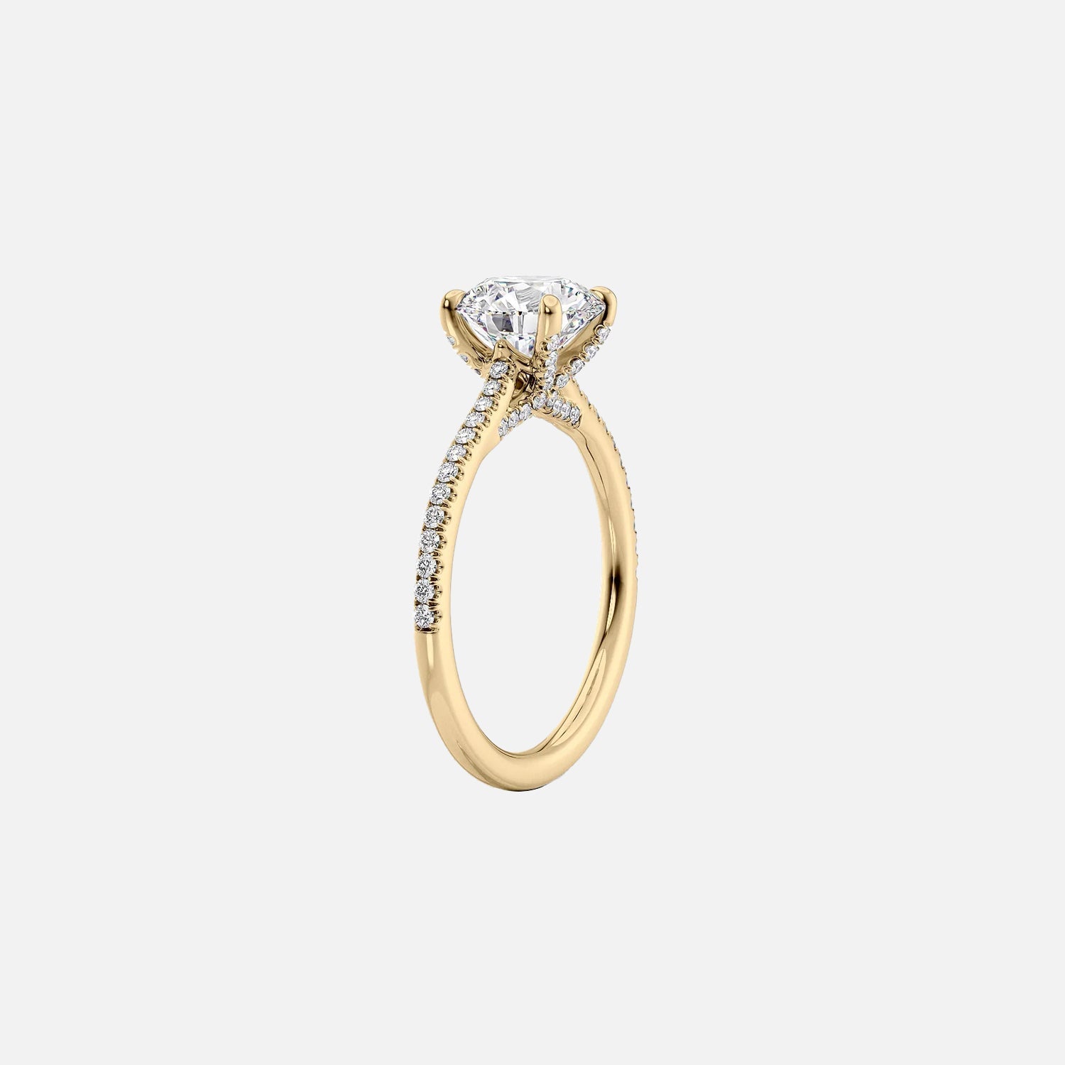 The Clara Princess Pave Moissanite Ring - KNT - Engagement Rings, Wedding Bands & Fine Jewelry