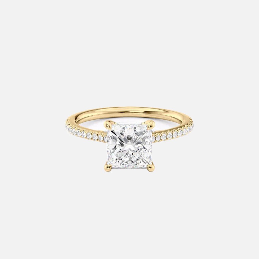 The Clara Princess Pave Moissanite Ring - KNT - Engagement Rings, Wedding Bands & Fine Jewelry
