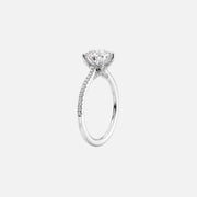 The Clara Radiant Pave Moissanite Ring - KNT - Engagement Rings, Wedding Bands & Fine Jewelry