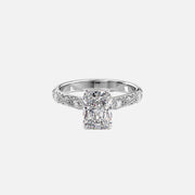  The Claudia Radiant Lab Diamond Ring 14k White Gold 001