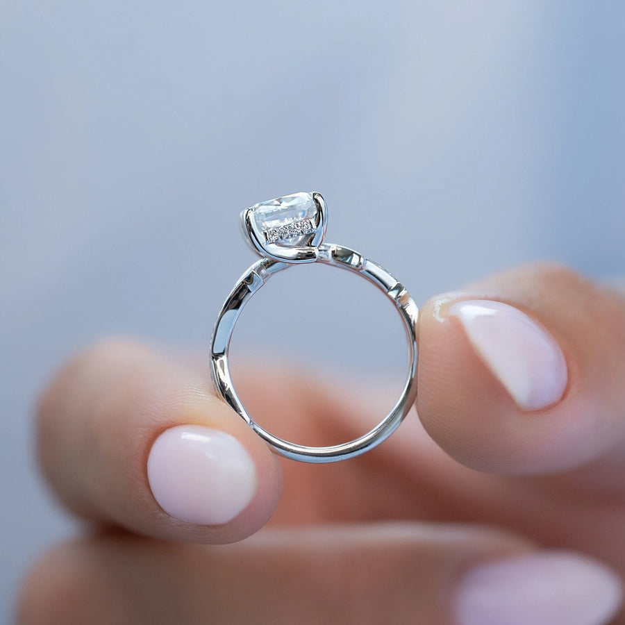 The Coco Cushion Pave Moissanite Ring - KNT - Engagement Rings, Wedding Bands & Fine Jewelry