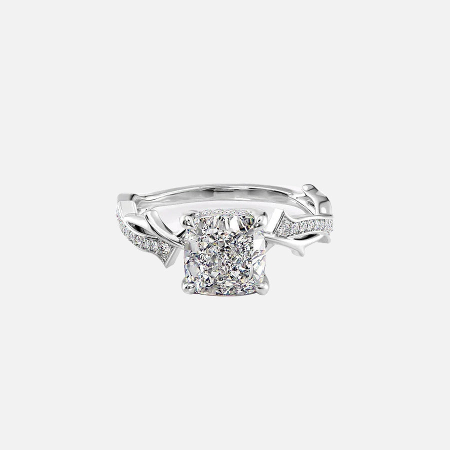 The Coco Cushion Pave Moissanite Ring - KNT - Engagement Rings, Wedding Bands & Fine Jewelry