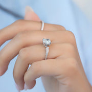 The Coco Cushion Pave Moissanite Ring - KNT - Engagement Rings, Wedding Bands & Fine Jewelry