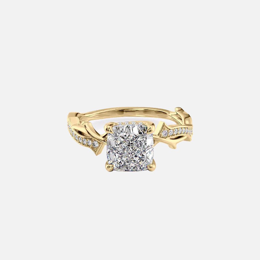 The Coco Cushion Pave Moissanite Ring - KNT - Engagement Rings, Wedding Bands & Fine Jewelry