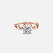 The Coco Cushion Side Stone Moissanite Ring - KNT - Engagement Rings, Wedding Bands & Fine Jewelry