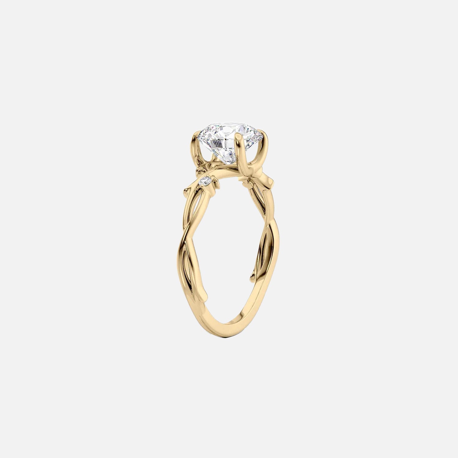 The Coco Emerald Side Stone Moissanite Ring - KNT - Engagement Rings, Wedding Bands & Fine Jewelry