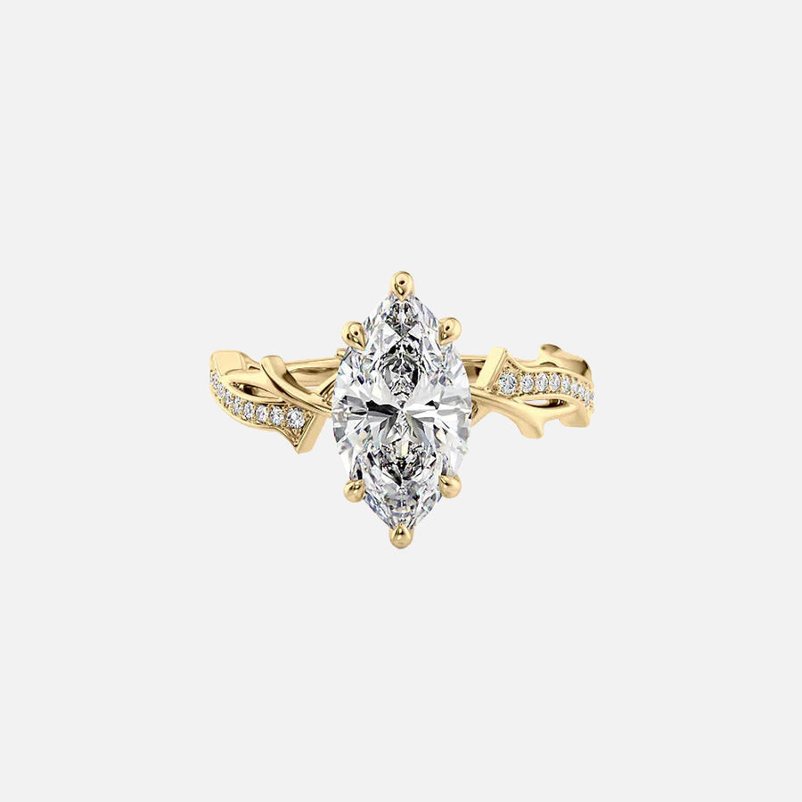 The Coco Marquise Pave Moissanite Ring - KNT - Engagement Rings, Wedding Bands & Fine Jewelry
