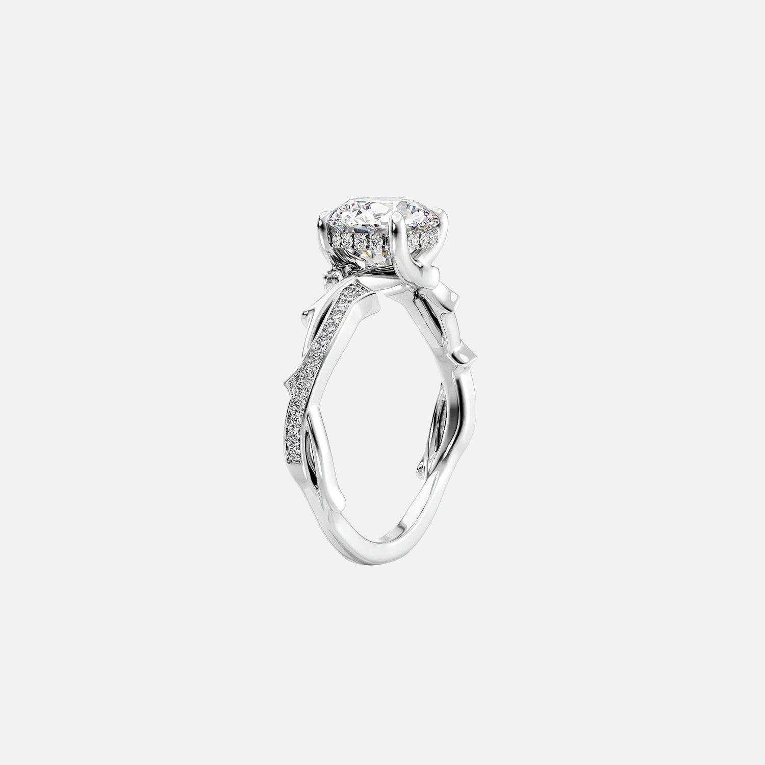 The Coco Oval Pave Moissanite Ring - KNT - Engagement Rings, Wedding Bands & Fine Jewelry