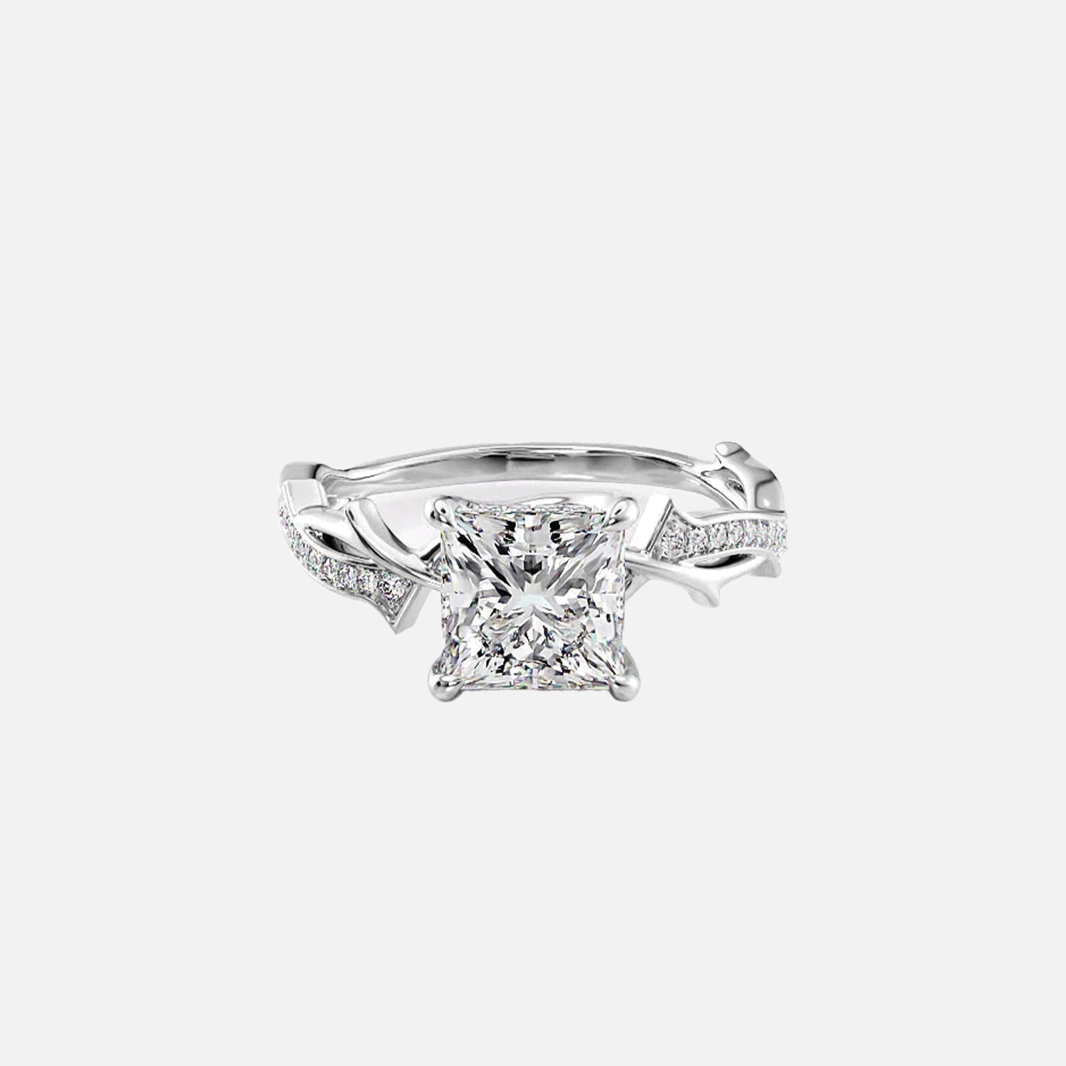 The Coco Princess Pave Moissanite Ring - KNT - Engagement Rings, Wedding Bands & Fine Jewelry