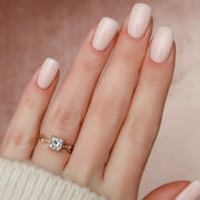 The Coco Princess Side Stone Moissanite Ring - KNT - Engagement Rings, Wedding Bands & Fine Jewelry