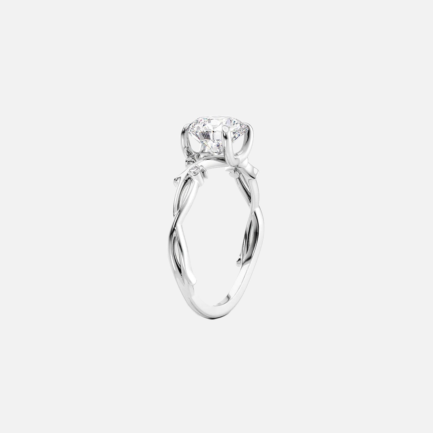 The Coco Princess Side Stone Moissanite Ring - KNT - Engagement Rings, Wedding Bands & Fine Jewelry