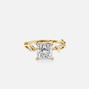 The Coco Princess Side Stone Moissanite Ring - KNT - Engagement Rings, Wedding Bands & Fine Jewelry