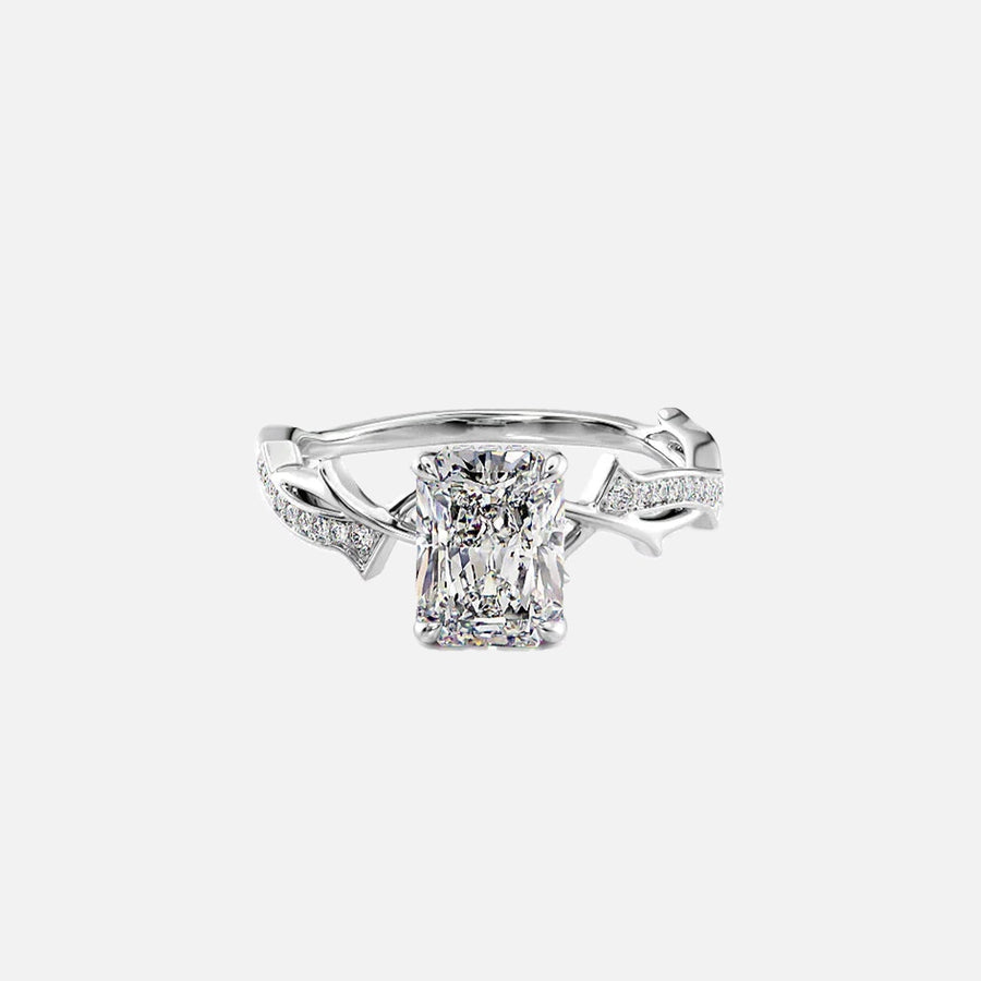 The Coco Radiant Pave Moissanite Ring - KNT - Engagement Rings, Wedding Bands & Fine Jewelry