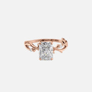 The Coco Radiant Side Stone Moissanite Ring - KNT - Engagement Rings, Wedding Bands & Fine Jewelry