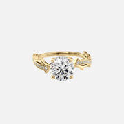 The Coco Round Pave Moissanite Ring - KNT - Engagement Rings, Wedding Bands & Fine Jewelry