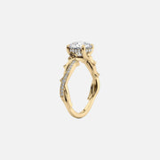 The Coco Round Pave Moissanite Ring - KNT - Engagement Rings, Wedding Bands & Fine Jewelry