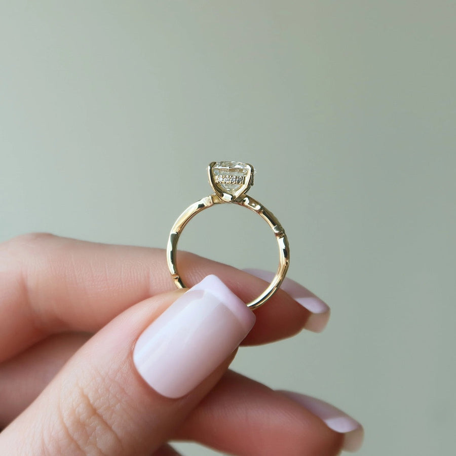 The Coco Round Pave Moissanite Ring - KNT - Engagement Rings, Wedding Bands & Fine Jewelry
