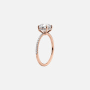 The Elisa Cushion Pave Moissanite Ring - KNT - Engagement Rings, Wedding Bands & Fine Jewelry