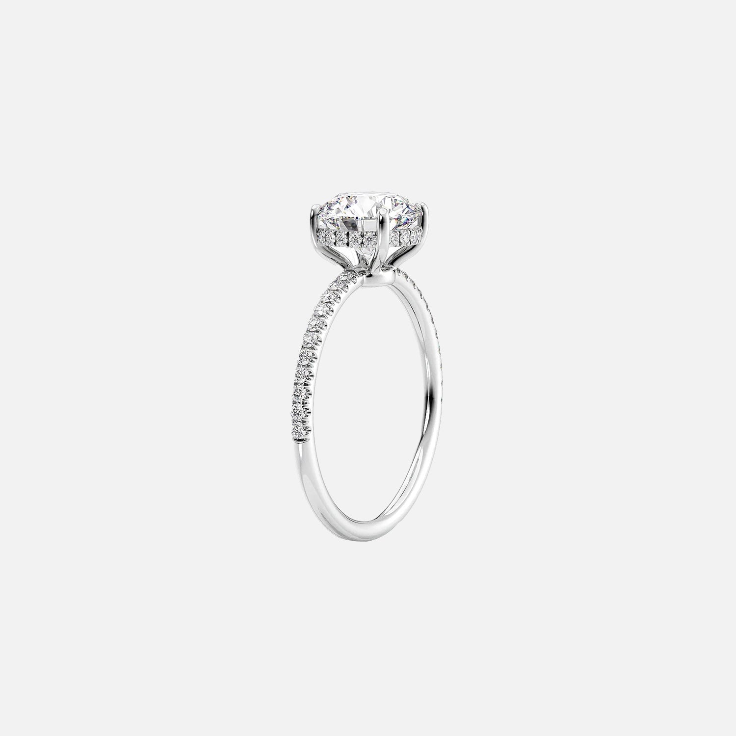 The Elisa Cushion Pave Moissanite Ring - KNT - Engagement Rings, Wedding Bands & Fine Jewelry