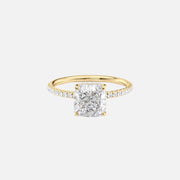 The Elisa Cushion Pave Moissanite Ring - KNT - Engagement Rings, Wedding Bands & Fine Jewelry