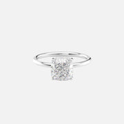 The Elisa Cushion Solitaire Moissanite Ring - KNT - Engagement Rings, Wedding Bands & Fine Jewelry