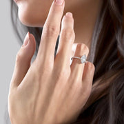 The Elisa Marquise Pave Moissanite Ring - KNT - Engagement Rings, Wedding Bands & Fine Jewelry