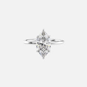 The Elisa Marquise Solitaire Moissanite Ring - KNT - Engagement Rings, Wedding Bands & Fine Jewelry