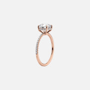 The Elisa Oval Pave Moissanite Ring - KNT - Engagement Rings, Wedding Bands & Fine Jewelry