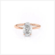 The Elisa Oval Solitaire Moissanite Ring - KNT - Engagement Rings, Wedding Bands & Fine Jewelry