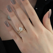 The Elisa Pear Solitaire Moissanite Ring - KNT - Engagement Rings, Wedding Bands & Fine Jewelry