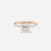 The Elisa Princess Pave Moissanite Ring - KNT - Engagement Rings, Wedding Bands & Fine Jewelry