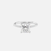 The Elisa Princess Pave Moissanite Ring - KNT - Engagement Rings, Wedding Bands & Fine Jewelry