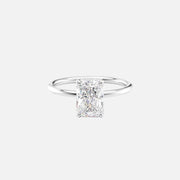 The Elisa Radiant Solitaire Moissanite Ring - KNT - Engagement Rings, Wedding Bands & Fine Jewelry