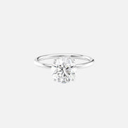The Elisa Round Solitaire Moissanite Ring - KNT - Engagement Rings, Wedding Bands & Fine Jewelry