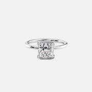  The Eliza Princess Moissanite Ring 14k White Gold 001