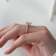  The Ellie Emerald Lab Diamond Ring 18k Yellow Gold 004 Final