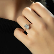  The Ellie Oval Lab Diamond Ring 18k White Gold 003