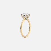  The Ellie Radiant Lab Diamond Ring 14k Yellow Gold 002