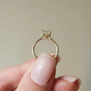  The Ellie Radiant Lab Diamond Ring 14k Yellow Gold 005 Final
