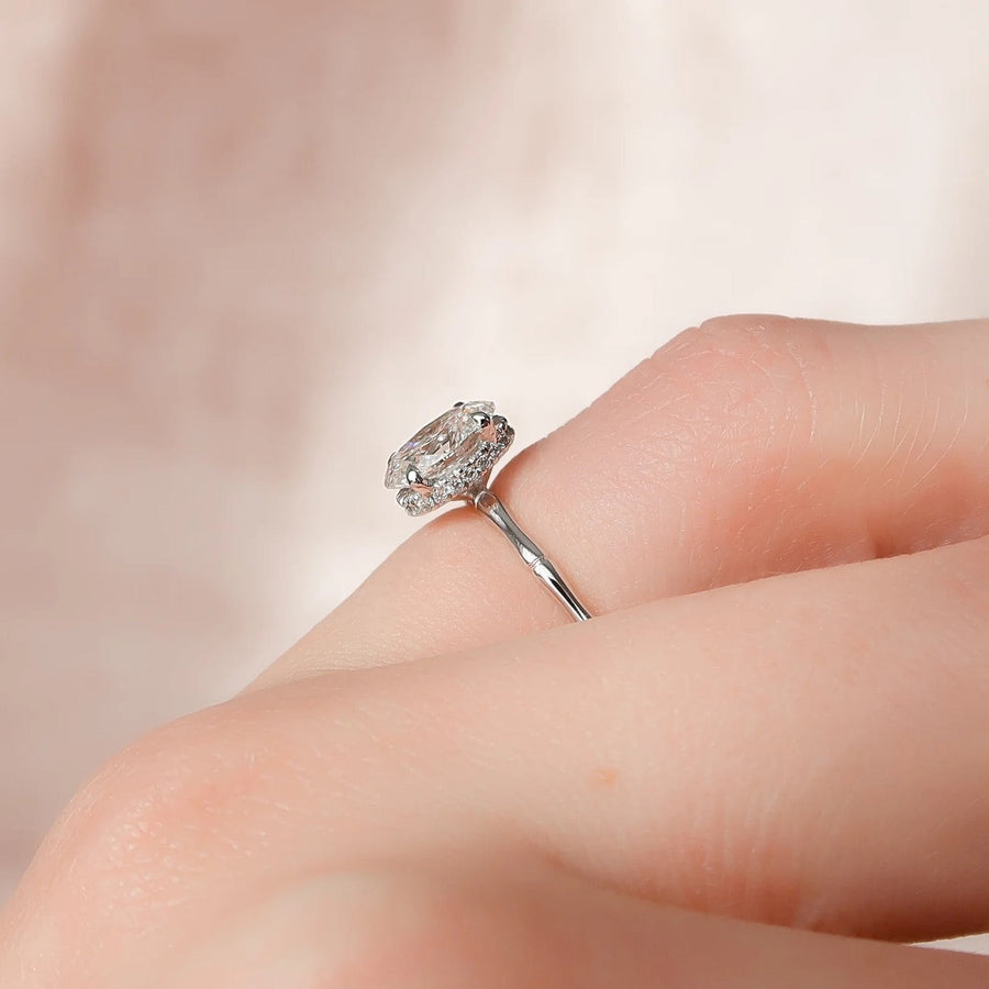  The Eve Oval Moissanite Ring 14k White Gold 005 Final