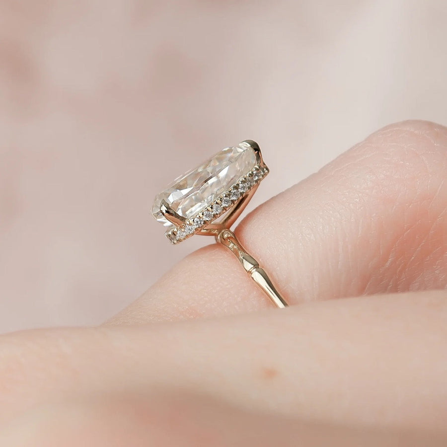  The Eve Pear Lab Diamond Ring 14k Yellow Gold 004 Final