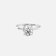  The Eve Round Lab Diamond Ring 14k White Gold 001