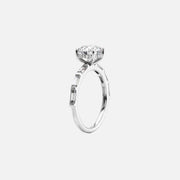  The Hailey Princess Lab Diamond Ring 14k White Gold 002