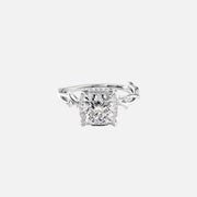  The Halo Twig Princess Lab Diamond Ring 14k White Gold 001